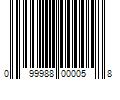 Barcode Image for UPC code 099988000058