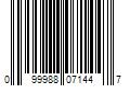 Barcode Image for UPC code 099988071447