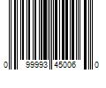 Barcode Image for UPC code 099993450060