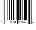 Barcode Image for UPC code 100004003264