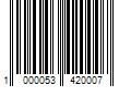 Barcode Image for UPC code 1000053420007