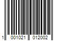 Barcode Image for UPC code 1001021012002