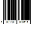 Barcode Image for UPC code 10016000501116