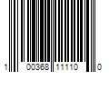 Barcode Image for UPC code 100368111100