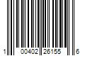 Barcode Image for UPC code 100402261556