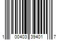 Barcode Image for UPC code 100403394017