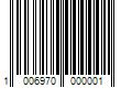 Barcode Image for UPC code 1006970000001