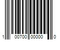 Barcode Image for UPC code 100700000000