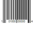 Barcode Image for UPC code 101000000004