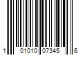 Barcode Image for UPC code 101010073456