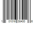 Barcode Image for UPC code 101016384006