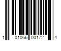 Barcode Image for UPC code 101066001724