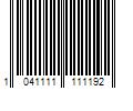 Barcode Image for UPC code 1041111111192