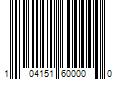 Barcode Image for UPC code 104151600000