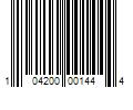 Barcode Image for UPC code 104200001444