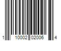 Barcode Image for UPC code 110002020064