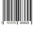 Barcode Image for UPC code 1101070063625