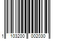 Barcode Image for UPC code 1103200002030