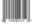 Barcode Image for UPC code 110492423147