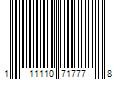 Barcode Image for UPC code 111110717778