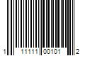 Barcode Image for UPC code 111111001012