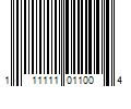 Barcode Image for UPC code 111111011004