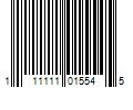 Barcode Image for UPC code 111111015545