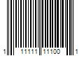 Barcode Image for UPC code 111111111001