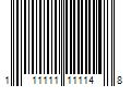 Barcode Image for UPC code 111111111148