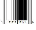 Barcode Image for UPC code 111111111216