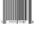 Barcode Image for UPC code 111111111575