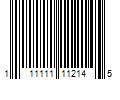 Barcode Image for UPC code 111111112145