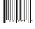 Barcode Image for UPC code 111111121222