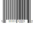 Barcode Image for UPC code 111111122212