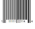 Barcode Image for UPC code 111111221144