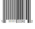 Barcode Image for UPC code 111111222622