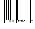 Barcode Image for UPC code 111111777887