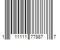 Barcode Image for UPC code 111111778877