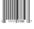 Barcode Image for UPC code 111111978567