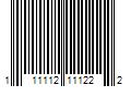 Barcode Image for UPC code 111112111222