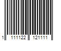 Barcode Image for UPC code 1111122121111