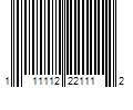 Barcode Image for UPC code 111112221112