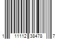 Barcode Image for UPC code 111112384787