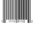 Barcode Image for UPC code 111112511022