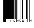 Barcode Image for UPC code 111112673836