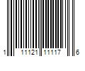 Barcode Image for UPC code 111121111176