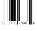 Barcode Image for UPC code 111121878888