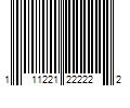 Barcode Image for UPC code 111221222222