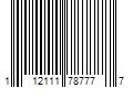 Barcode Image for UPC code 112111787777