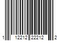 Barcode Image for UPC code 112212222122